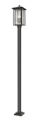 Three Light Outdoor Post Mounted Fixture