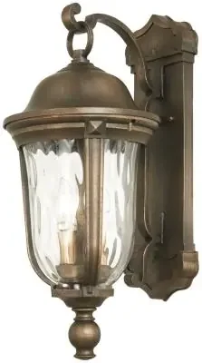 Three Light Outdoor Wall Mount