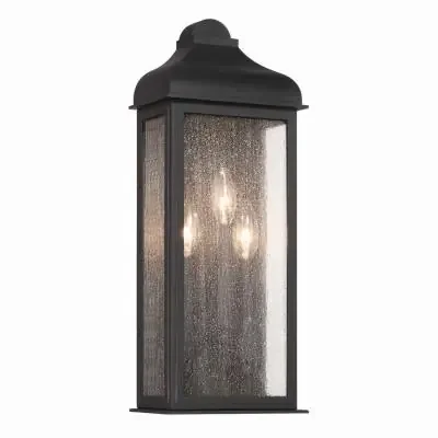 Three Light Outdoor Wall Sconce