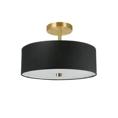 Three Light Semi-Flush Mount