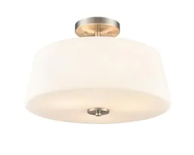 Three Light Semi-Flush Mount