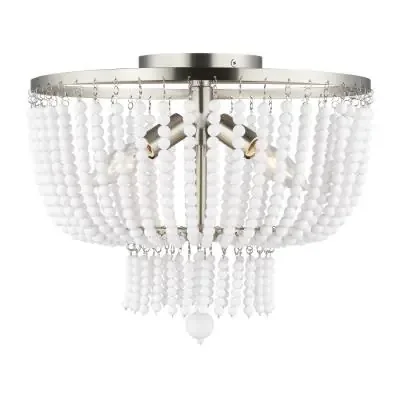 Three Light Semi-Flush Mount