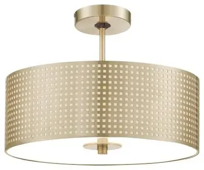 Three Light Semi Flush Mount