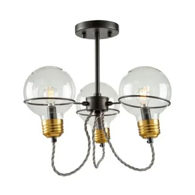 Three Light Semi-Flush Mount4486810
