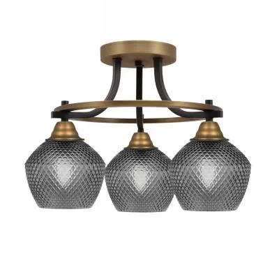 Three Light Semi-Flush Mount8263293