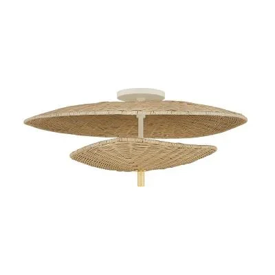 Three Light Semi Flush Mount9856484