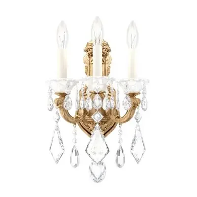 Three Light Wall Sconce