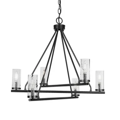 Trinity Six Light Chandelier (2806-MB-800B)
