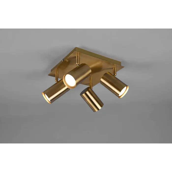 Trio Marley Ceiling Light antique brass, 4-light sources
