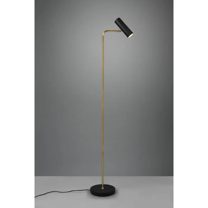 Trio Marley Floor Lamp brass, 1-light source
