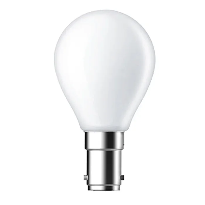 Tungsram LED 45mm Round 2.5W B15d Frosted 840 Cool White