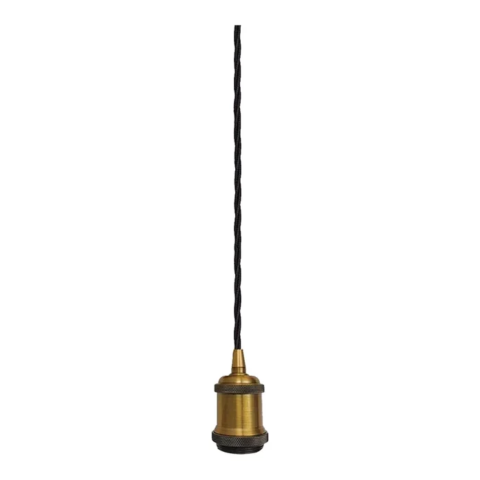 Twisted 1m Modern Lights Pendant Holder Without Ceiling Rose~3442