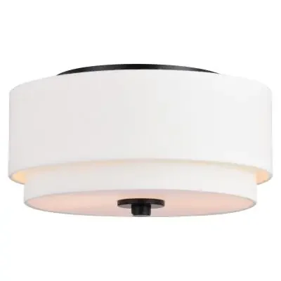 Two Light Flush Mount