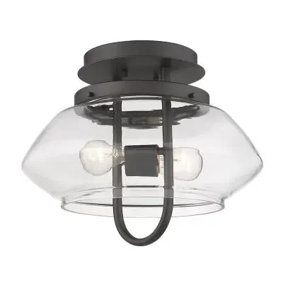 Two Light Semi-Flush Mount