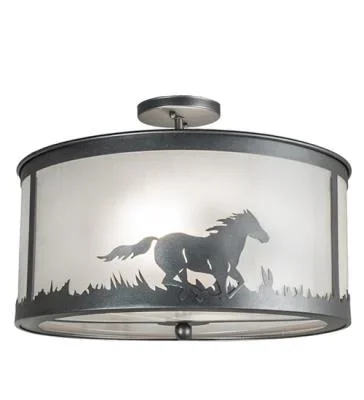 Two Light Semi-Flushmount6366993