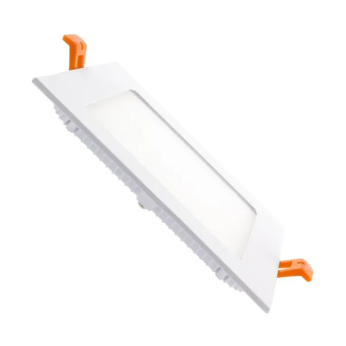 UltraSlim Square 12W Daylight 5000K LED Downlight Cutout 155x155mm – White