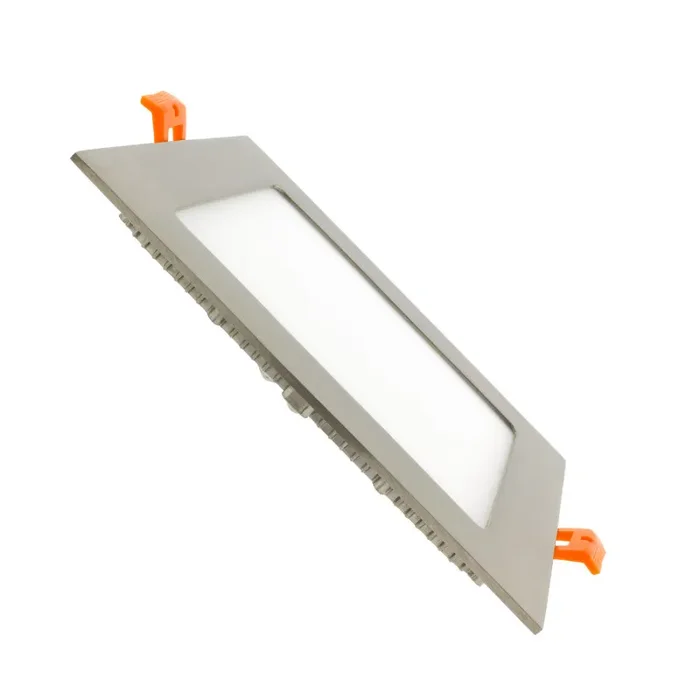 UltraSlim Square 12W Daylight 6000K LED Downlight Cutout 155x155mm – Silver
