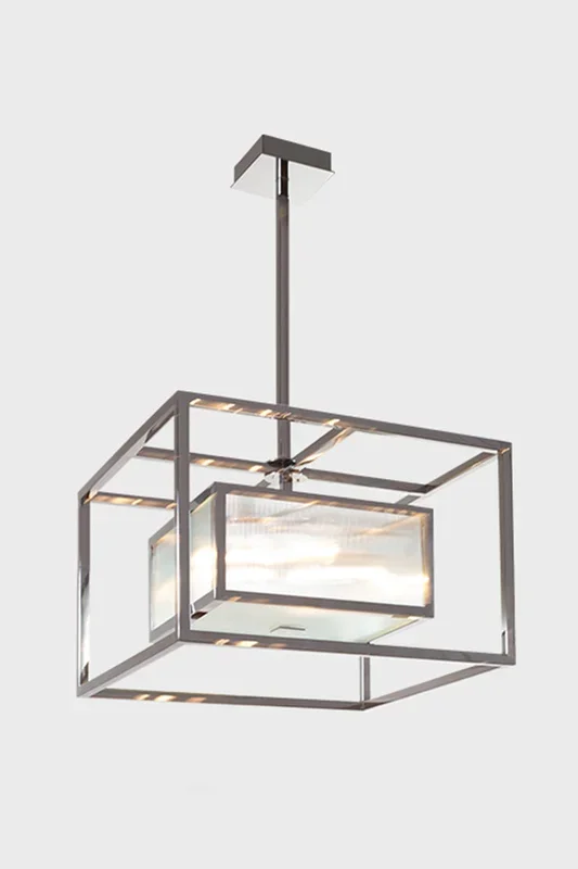 Upton Geometric Stainless Steel ChandelierUpton-2007