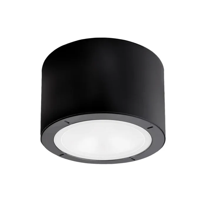 Vessel 5.5in LED Outdoor Flush Mount 2700K in BlackFM-W9100-27-BK