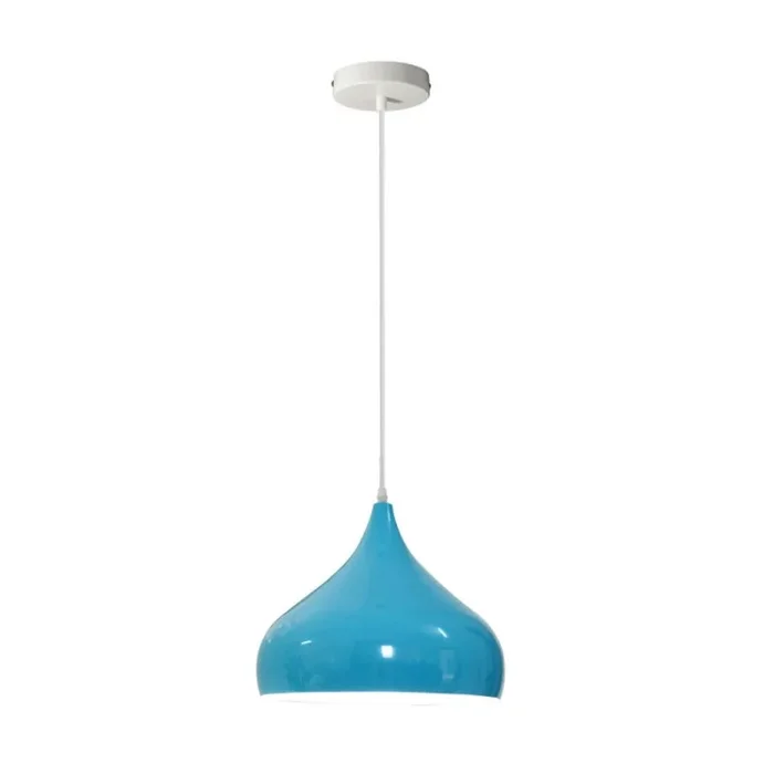 Vintage Industrial Metal Ceiling Blue Hanging Pendant Shade~2505