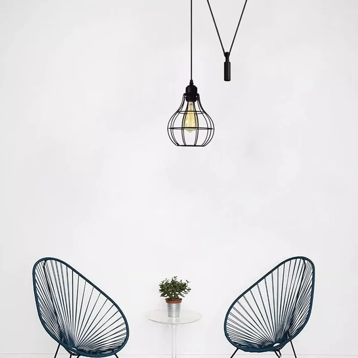 Vintage Pendant Ceiling Hanging Light Retro Spider Lamp UK ~6238