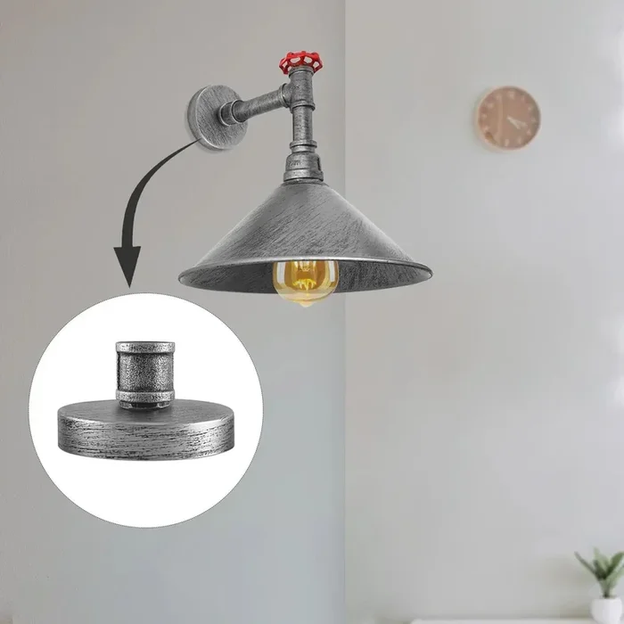 Vintage Single Outlet Metal Ceiling Rose for Wall Light ~5902