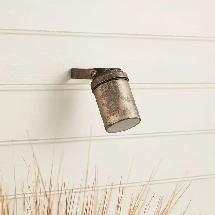 Westport Coastal Lighthouse Outdoor Wall Mounted Spotlight – Pewter