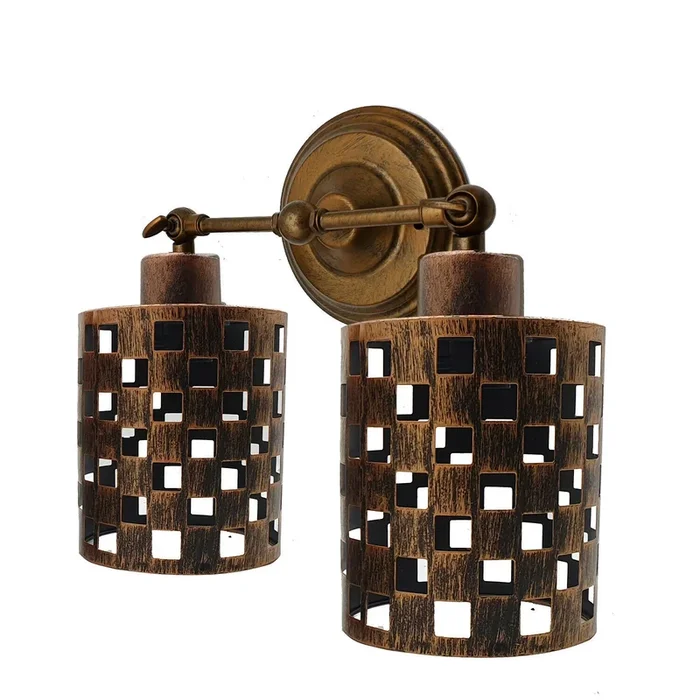 Wire Cage Wall Sconce Edison Vintage Style Industrial Metal Cage~1922