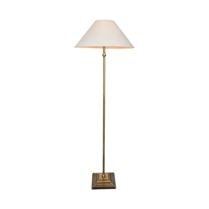 Wisteria Margaret Floor Lamp – Antique Brass