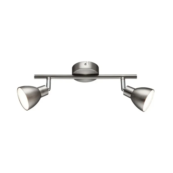Wofi LESTER ceiling spotlight LED matt nickel, 2-light sources