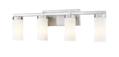 Z-Lite Danica Four Light Vanity in Brushed Nickel – 3044-4V-BN