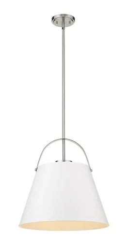 Z-Studio One Light Pendant (726P18-MW+BN)