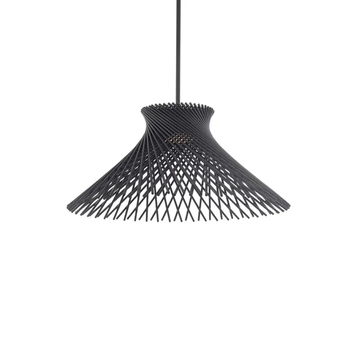 Zenya 23in LED 1 Light Pendant 3000K in BlackPD-74223-BK