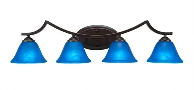 Zilo Four Light Bath Bar (554-DG-4155)